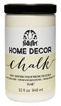 FolkArt Home Decor Chalk Furniture & Craft Paint in Assorted Colors, 32 oz, 34879 Sheepskin