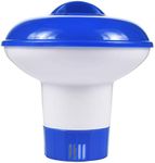 FGen Floating Dispenser for Swimming Pools, Jacuzzi and Chemicals, Chemical Products, Large Chlorine Dispenser for 200g Chlorine Tablets