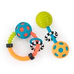 Sassy My First Bend & Flex Rattle Set - 2 Piece - for Ages 0+ Months