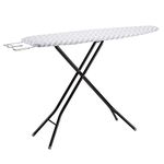 Amazon Basics Full-Size Ironing Board - 4-Leg Fold-Up, Chevron Removable Cover