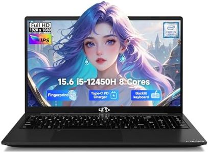 NIMO 15.6" IPS FHD Gaming-Laptop, 8 Cores AMD Ryzen 7 Pro 6850U 16GB LPDDR5 RAM 1TB SSD (Beat i7-1360P Up to 4.7GHz) AMD Radeon 680M GPU 100W Type-C Fingerprint Backlit Keyboard