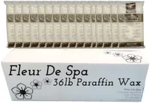 Paraffin Wax Refills 36lb Bulk by FLEUR DE SPA – Made in USA – Infused with Coconut & Jojoba Oils – Professional-Grade, Moisturizing & Soothing for Hands, Feet & Body – Spa & Salon Use