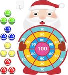 30” Christmas Stocking Stuffers Gifts for Kids Boys Girls Games, Large Santa Claus Dart Board Game, Kids Christmas Indoor Outdoor Decorations Decor 3 4 5 6 7 8 9 10 Year Old Xmas Gifts Toys