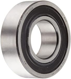 SKF 2206 E-2RS1TN9 Double Row Self-Aligning Bearing, ABEC 1 Precision, Double Sealed, Plastic Cage, Normal Clearance, Metric, 30mm Bore, 62mm OD, 20mm Width, 1510.0 pounds Static Load Capacity, 5350.00 pounds Dynamic Load Capacity