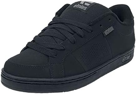 Etnies Kingpin Men's Skateboarding Shoe Classic Puffy Sustainable, Comfortable & Durable Footwear with Die-Cut EVA Insole - Black/Black - 8