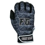 Frost Gear Cold Weather Polar-Flex Batting Gloves, AM, Black