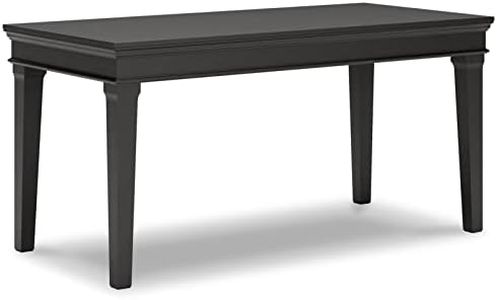 Signature Design by Ashley Beckincreek Retro Home Office Desk for Writing, Black