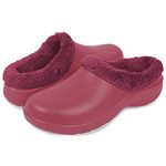 Lakeland Active Women's Lorton Fleece Lined Garden Clogs - Raspberry - 5 UK