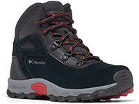 Columbia Youth Unisex Newton Ridge Amped, Black/Mountain Red, 3