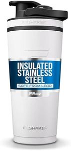 Ice Shaker 26 Oz Shaker Bottle, Stainless Steel Insulated Water Bottle and Protein Shaker, As Seen on Shark Tank