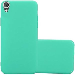 Cadorabo Case Works with HTC Desire 820 in Frosty Green - Shockproof and Scratch Resistent Plastic Hard Cover - Ultra Slim Protective Shell Bumper Back Skin