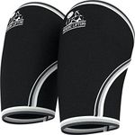 Nordic Lifting Elbow Sleeves (1 Pair) Support & Compression for Weightlifting, Powerlifting, CrossFit & Tennis - Best 5mm Neoprene Sleeve - Both Women & Men 1 Year Warranty