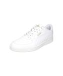 PUMA | Court Curves Everyday Comfort Sneakers | White-Metallic Gold | 8UK