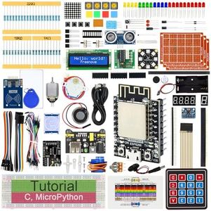 Freenove Ultimate Kit de Entrada para ESP8266 (Incluido) (Compatible con Arduino IDE), ESP-12S Onboard Wi-Fi, CóDigo Microppython C, Tutoriales Detallados de 714 PáGinas, 218 ArtíCulos, 109 Proyectos