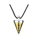 OfficialOtaku Gurren Simon Core Drill Pendant Necklace - Metal (0.6oz), One Size, Metal Zinc