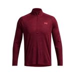 Under Armour Men's Tech Textured 1/2 Zip Jacket, Cardinal / / Racer Red, XL