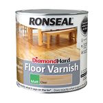 Ronseal Diamond Hard Floor Varnish Clear Matt 2.5L