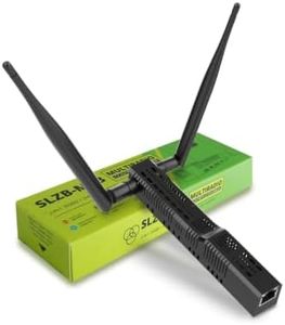 SLZB-MR3U - Zigbee 3.0 to Ethernet,USB,and WiFi Gateway Coordinator with PoE,Universal Gateway for Home Assistant/ Zigbee2MQTT/ZHA,Wireless Zigbee 3.0 USB Adapter