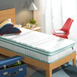 Zinus Single Mattress in memory foam and Springs 90x190 cm - Hybrid Mattress - Mattress Height 20 cm - Green tea mattress