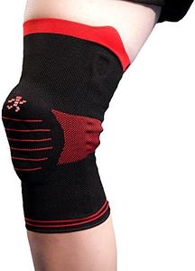 UFlex Athletics Knee Brace Support Sleeve with Side Stabilizers and Patella Padding for Post Surgery, Knee Replacement Treatment, ACL, MCL, Meniscus Tears, Arthritis, Tendonitis -Single Wrap