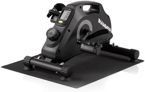 HAMMER Pedaltrainer Magnet, Arm und Beintrainer, Heimtrainer, Mini Fitnessbike für Zuhause, Sportgerät, Mini Bike, Bewegungstrainer für Senioren, Fitnessgerät für Büro