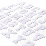 26 Piece Chenille Letter Iron on Pa