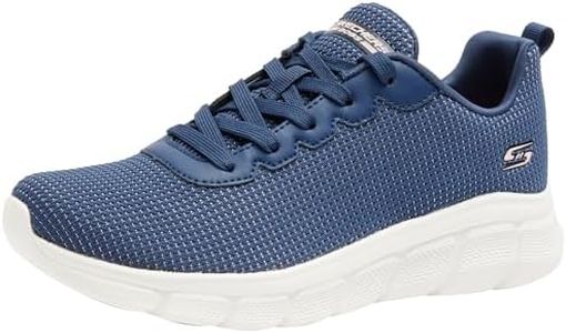 Skechers BOBS Women's Bobs B Flex-Visionary Essence Sneaker, Navy, 9