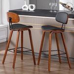 My Art Design- Set Of 2 Chairs Bent Plywood Breakfast Bar & Kitchen Stool Chair For Home, Cafe, Retaurant & Office (2 Chairs), Gold