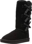 KOOLABURRA BY UGG Women's Victoria Tall High Boots, Black, 4 UK