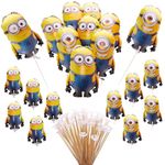 Toyland® Pack Of 20-30cm (12") Ready Inflated Despicable Me Minion Mini Balloons - 2 Designs Included - Birthday Party Decorations