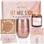 VONQA Get Well Soon Gifts For Women After Surgery, Self Care Package For Sick Patient Friend, Thinking of You Gift Basket, Feel Better Comfort Relaxing Recovery Encouraging Pamper Wellness Gift Box For Her