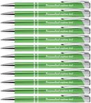 KOLOWKO Personalized ballpoint pen with name or greeting, customized pen, 0.5mm black ink, suitable for men women office school business promotion wedding ballpoint pen gift