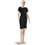 69'' Female Male Mannequins Full Body Stand Dress Form Torso Manikin Adjustable Plastic Detachable Mannequin Stand Dress Model Realistic Display Mannequin Head Metal Base(69 in)