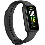 Amazfit Band 7 Activity Fitness Tracker for Men Women, 18-Day Battery Life, Alexa Built-in, 1.47”AMOLED Display, 24H Heart Rate & SPO₂ Monitoring, 120 Sports Modes, 5 ATM Water Resistant, Black