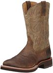 Ariat Heritage Crepe Western Men’s Comfortable Leather Cowboy Boots, Earth/Brown Bomber, 12 Wide, Earth/Brown Bomber, 12 Wide