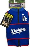 MLB Los Angeles Dodgers Dog Anxiety Shirt Calming Soothing Solution Vest for Dogs Cats with Anxiety, Fears, Fireworks, Loud Noises, Dark, Lonely Keeps Dogs Calm & Feeling Safe, Relaxing Jacket, Small