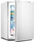 Electactic 3.0 Cu.ft Upright Freezer, Small Mini Freezer with Adjustable Thermostat, Removable Shelves, Reversible Single Door, for Bedroom/Home/Dorms/Apartment, White