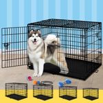 BEASTIE Portable Dog Crate Cage wit