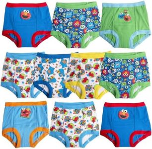 Sesame Street unisex baby Sesame Boys Potty Pant Multipacks and Toddler Training Underwear, Sesame Tb 10pk, 4T US