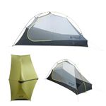 NEMO Equipment Hornet OSMO Ultralight Backpacking Tent - 1-Person - Birch Bud/Goodnight Gray