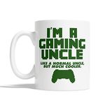 Purple Print House Mens I'm A Gaming Uncle Mug - Gaming Birthday Gift Idea for Uncle - Gamer Uncle Christmas, White, One Size