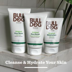 Bulldog Skincare Men’s Moisturiser 100ml – Non-Greasy, Fast Absorbing