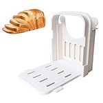 Bread Slicer, Multifunctional Sandwich/Toast Maker,Folding and Adjustable Manual Handhold Homemade Slicer for Cutting Bread with 4 Slice Thickness Quick and Safe