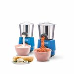 SmartFingers Masala + Table Top Masala Wet Grinder 230V 50hz, 2 Liter, Blue