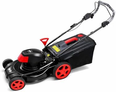 BKR® 18-Inch Electric Lawn Mower | 1800W Powerful Motor | Adjustable Cutting Height | 55L Grass Collection Box | Lightweight & Eco-Friendly, 6 Months Manufacture Warranty | Made in India
