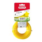 Oregon Yellow Star Shaped Strimmer Line Wire for Grass Trimmers and Brushcutters, Five Cutting Edges for Clean Finish, Professional Grade Nylon, Fits All Standard Strimmers, 3mm-15m (‎69-458-Y)