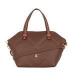 Baggit Women Bowling Handbag (BROWN)