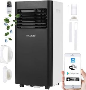 Echos Klimaanlage 3in1 WIFI mobil Fensterabdichtung mit Abluftschlauch 24h Timer Fernbedienung 9000 BTU 3 Modi Aircooler Klimagerät mobile Klimaanlage Air Cooler Klima Anlage Air Conditioner
