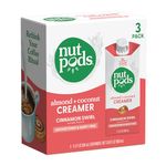 nutpods Cinnamon Swirl, (3-Pack), Unsweetened Dairy-Free Creamer, Made from Almonds and Coconuts, Whole30, Gluten Free, Non-GMO, Vegan, Kosher