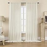 Joydeco Linen Curtains 108 Inches L